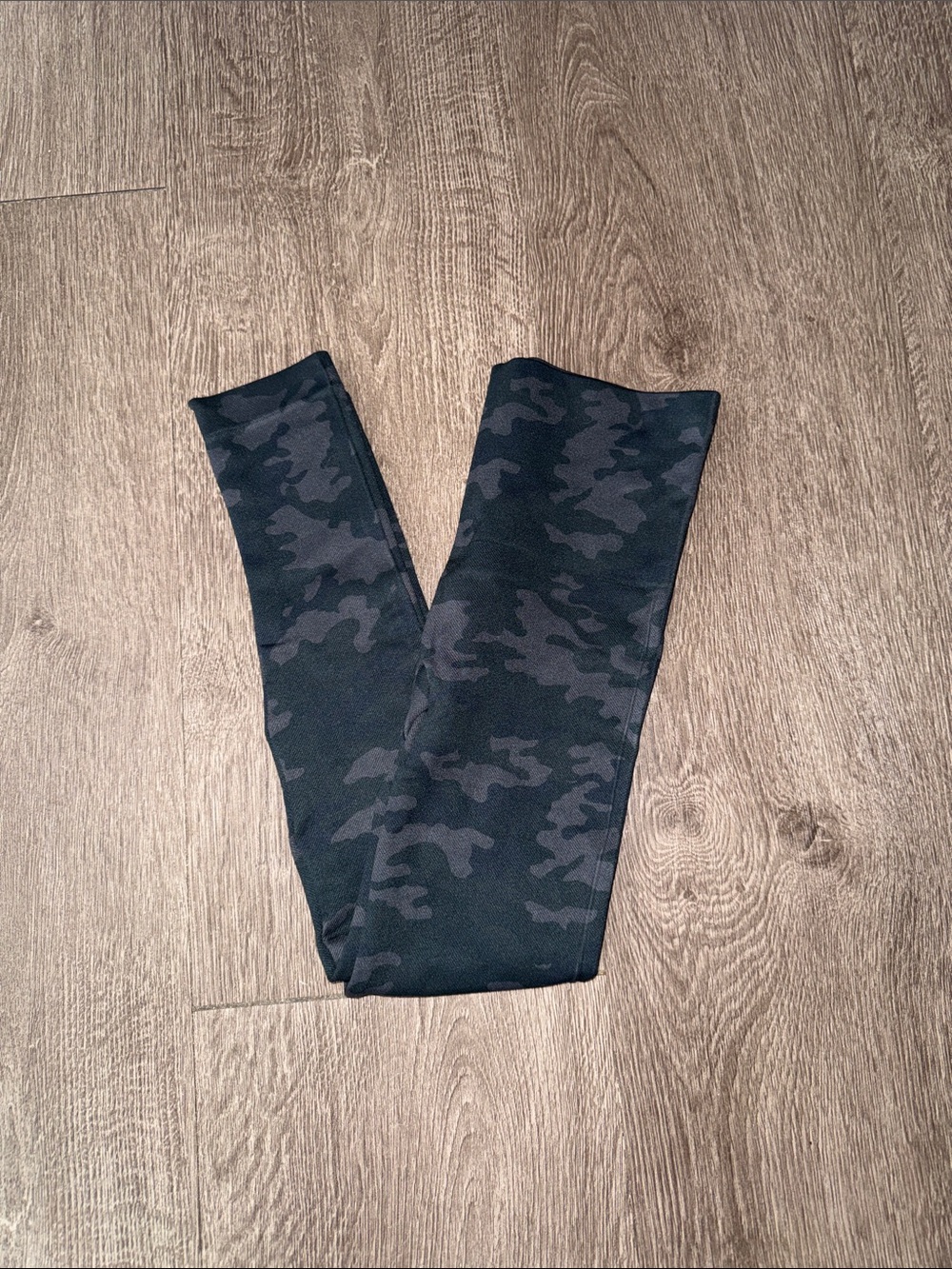 SPANX Black Camouflage Leggings